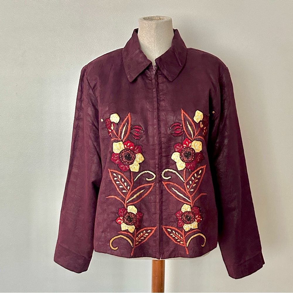 Alex Kim ‘Art to Wear’ Vintage Embroidered Women's Jacket